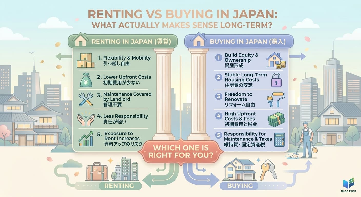 Renting vs Buying in Japan: What Actually Makes Sense Long-Term?