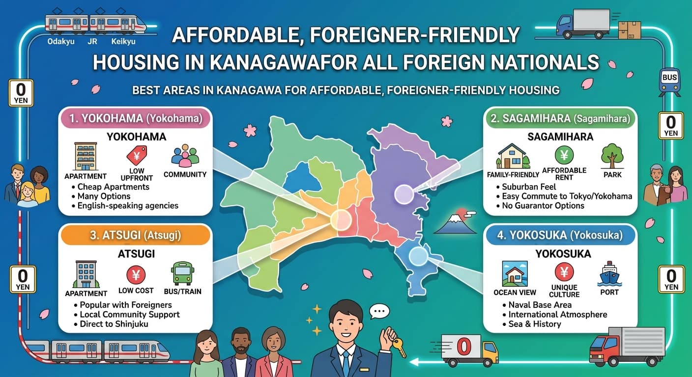 Best Areas in Kanagawa for Affordable, Foreigner-Friendly Housing
