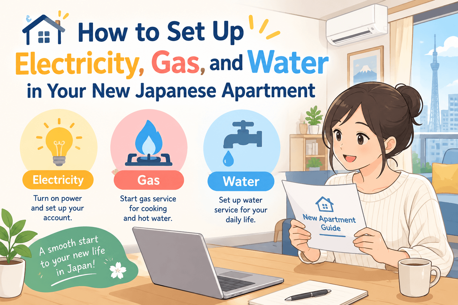 How to Set Up Electricity, Gas, and Water in Your New Japanese Apartment