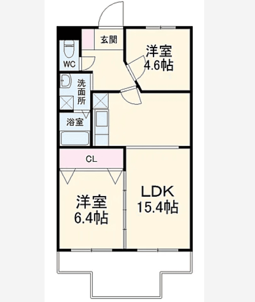 Rental House in Edogawa, Tokyo — Etoile Funabori 304