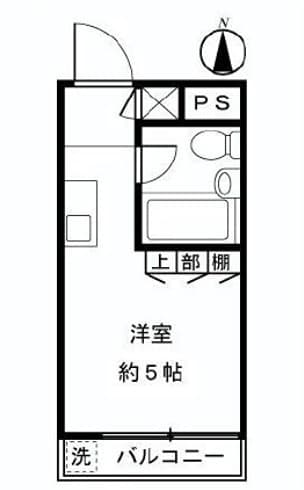 Rental House in 杉並区, Tokyo — Maison de Neufle - Unit 104, Lantai 1 1R 14.25m², ¥51,000/bulan, Suginami Tokyo — photo 2