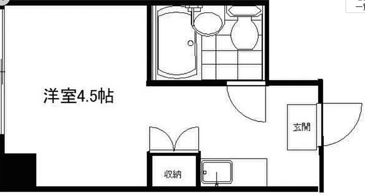 Rental House in 港区, Tokyo — サンハイム田町 - Room 619, 6F 1R 13.77m², ¥60,000/mo, Minato Tokyo