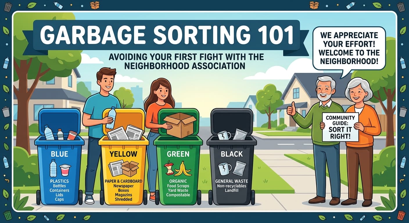 Garbage Sorting 101: Avoiding Your First Fight With the Neighborhood Association